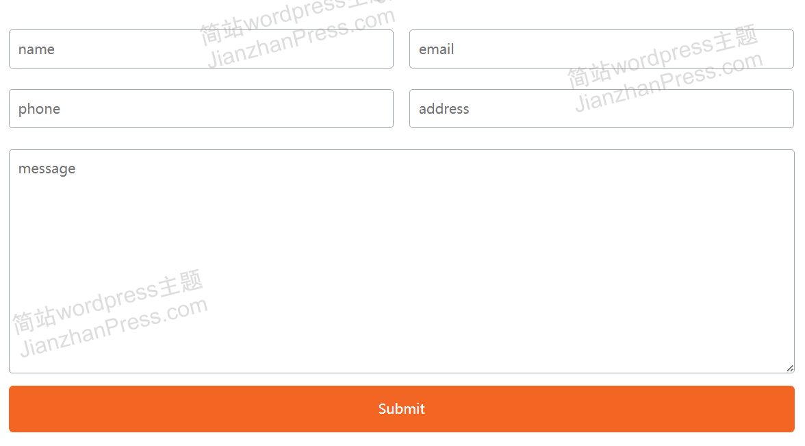 Contact form 7使用教程